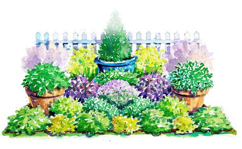 Colorful Herb Garden Plan Better Homes And Gardens