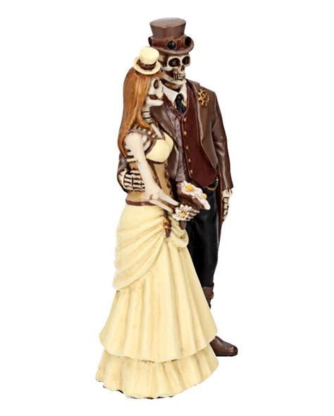 Steampunk Skeleton Wedding Couple Karneval Universe