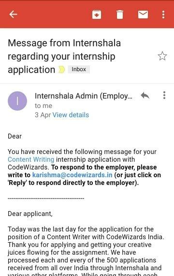 Before you ask for an internship ask yourself what do you want and where do you want to go? Who should I write an email to asking for internship? - Quora