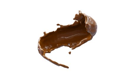 Chocolate Splash With Droplets 9374983 Png