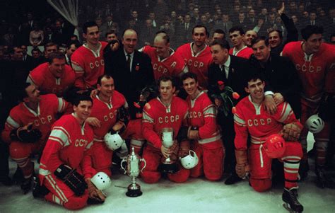 Soviet Union National Team World Ice Hockey Champions 1967 Hockeygods