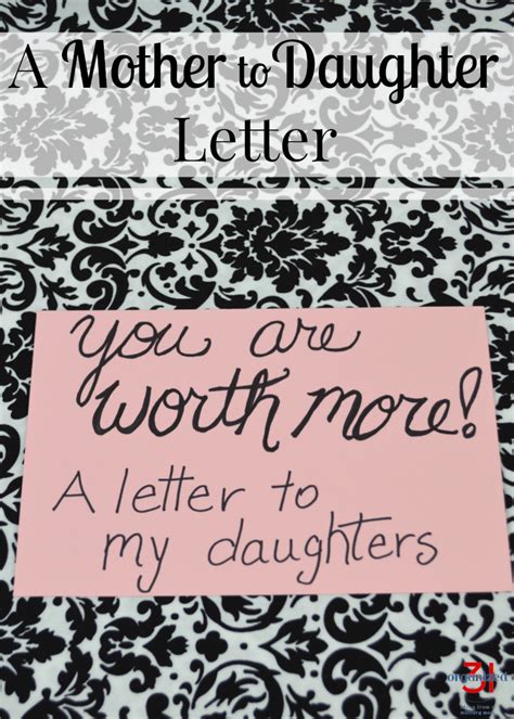 A Mother Daughter Letter For My College Aged Daughters Organized 31