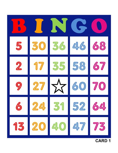 200 Printable Bingo Cards 1 Per Page Pdf Download Fun Party Game