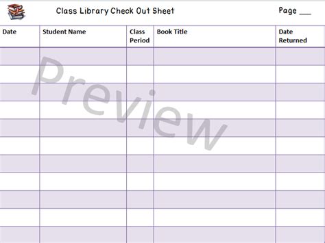 Excel Templates Library Check Out Sheet