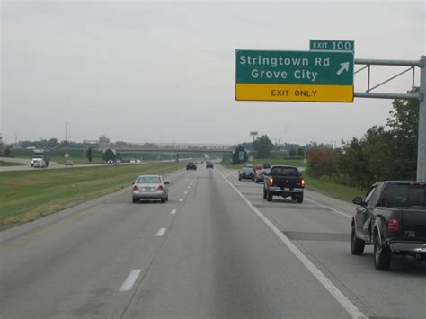 Ohio Interstate 71 Southbound Cross Country Roads