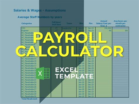 Excel Payroll Calculator 2023 Jeremymaiya