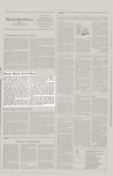 Johnny Harris Soviet Hero The New York Times