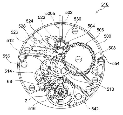 Patent Us20100208555 Escapement Governor Mechanical Watch Pallet