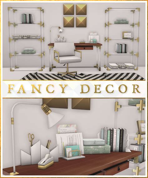 Goldwhite Chic Sims House Sims 4 Cc Furniture Sims 4 Houses