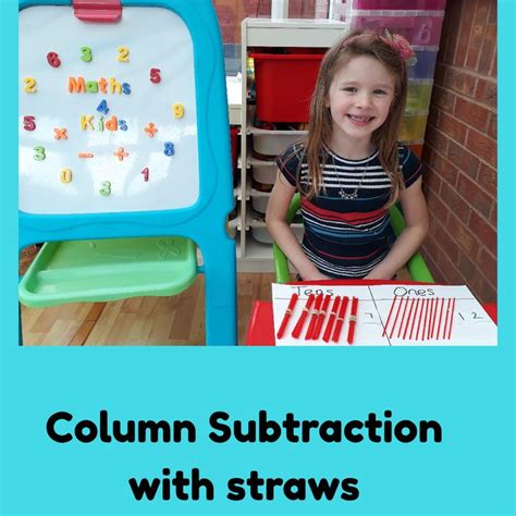 Column Subtraction Of 2 2 Digit Numbers Using Concrete Resources Math
