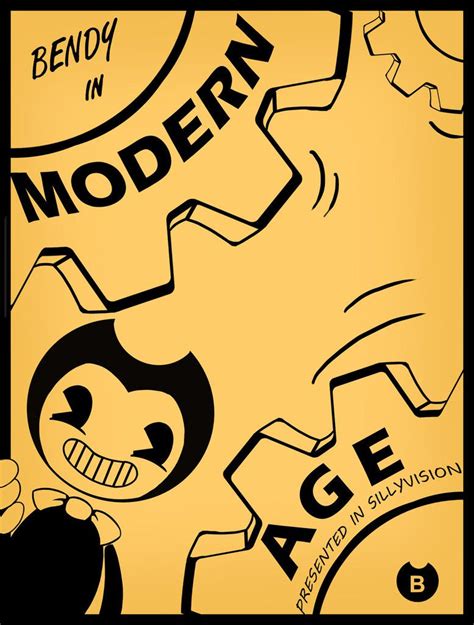 Modern Age By Lunabandid Bendy And The Ink Machine Black And White