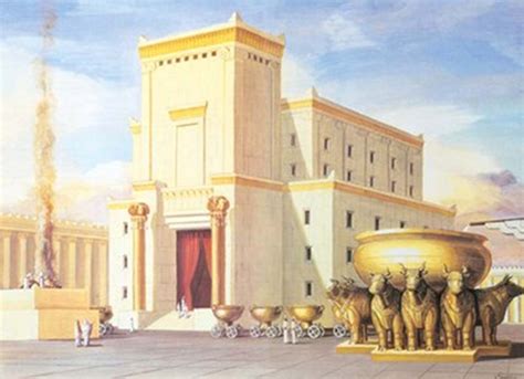The First Temple Crowning Achievement Of King Solomon And Home Of The
