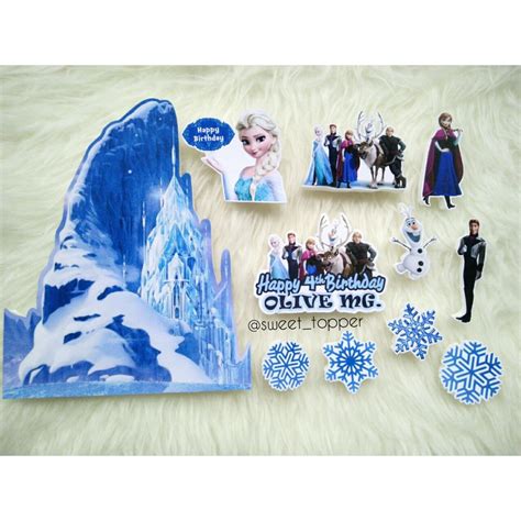 Jika anda mencari mewarnai gambar istana frozen click, maka anda berada di tempat yang tepat. Topper Frozen plus istana es utk hiasan cake dll | Shopee ...