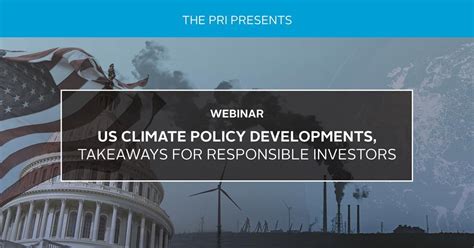 Us Climate Policy Developments Takeaways For Responsible Investors