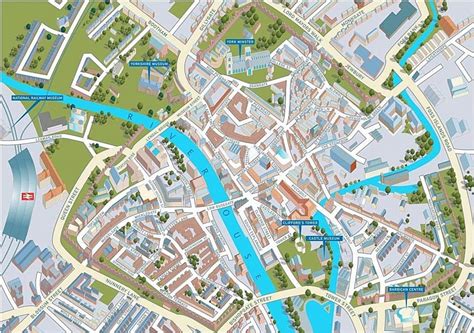 Detailed Map Of York City Centre | Download Them And Print intended for