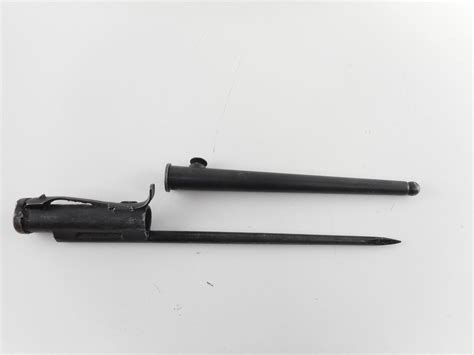 British Sten Gun Bayonet With Scabbard Switzers Auction And Appraisal