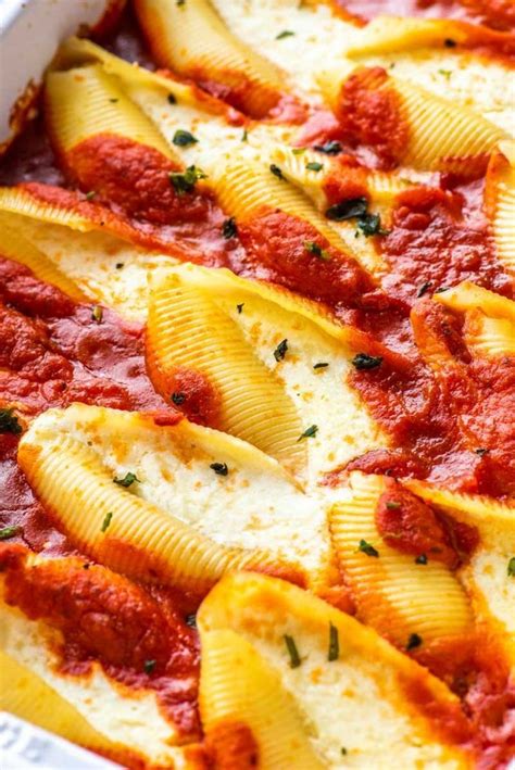 Ricotta Stuffed Shells These Easy And Simple Ricotta Stuffed Shells