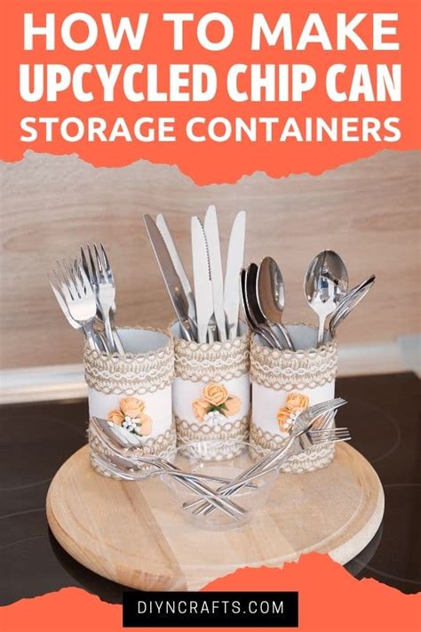 Upcycle Pringles Cans Into These Rustic Storage Containers Diy And Crafts