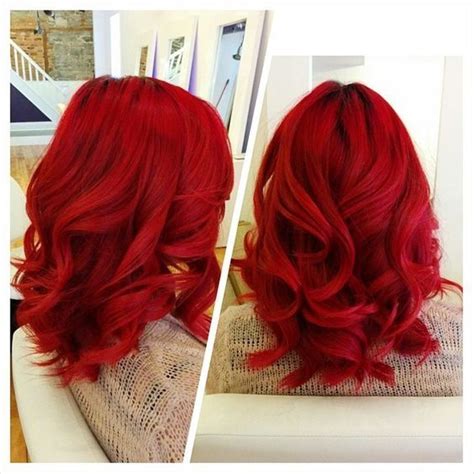 Bright Red Hair Color 07 Red Ombre Hair Dark Red Hair Brown Hair