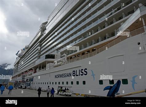 Norwegian Bliss Cruise Ship Inside Passage Southeast Alaska Usa