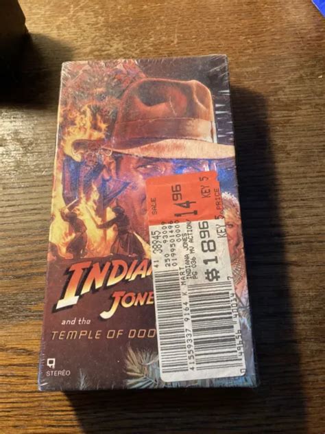 Indiana Jones Temple Of Doom Vhs Sealed Picclick