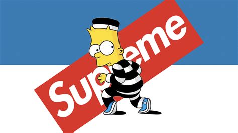 Supreme 4k Fond D écran Bart Simpson Supreme