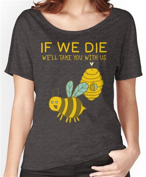 Save The Bees T Shirt Relaxed Fit T Shirt By Bitsnbobs Funny Outfits