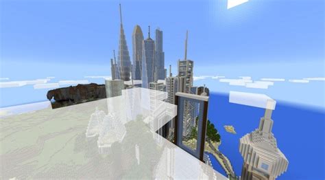 Minecraft Futuristic City Map Mopatrip