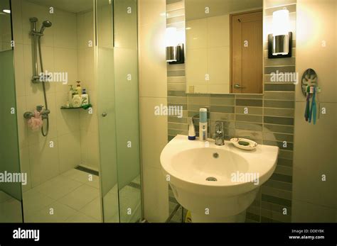 Bathroom In House Seoul South Korea Stock Photo Alamy