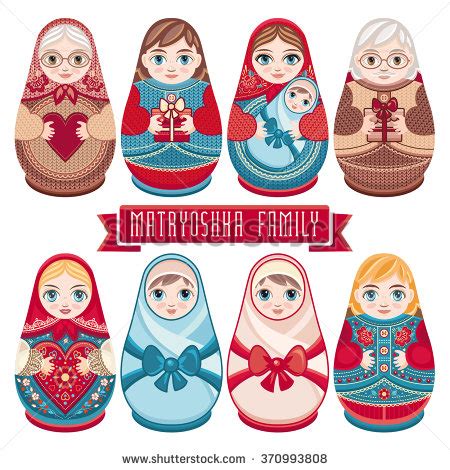 Matryoshka Babushka Clip Art Library