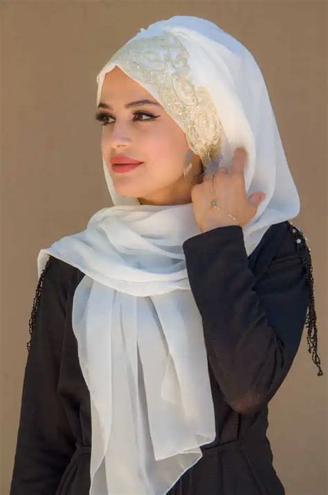 Hijab For Muslim Women Scarf Embroidery Wedding Fashion Turban Voile De Luxe Foulard Musulmane