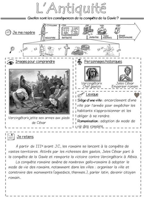 Evaluation Histoire Cm1 L Antiquité Pdf