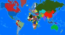 World Map with States, distinct regions and political control. : r/mapping