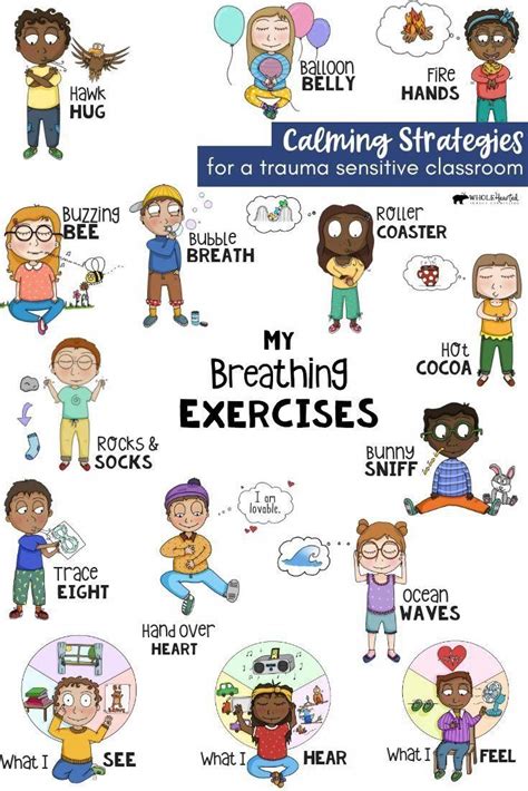 Mindfulness Breathing Exercises Book For Kids Teachers Parents These