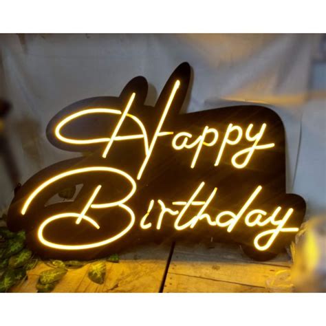 Happy Birthday Neon Sign Neon Signs Neon Name Plate Maker