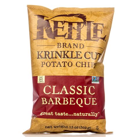 Kettle Brand Potato Chips Classic Barbeque Krinkle Cut Azure Standard