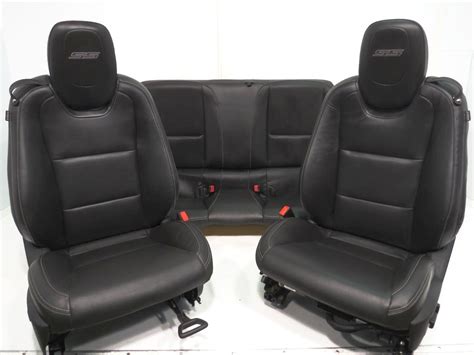 Camaro Ss Front Rear Leather Seats Chevrolet 2010 2011 2012 2013 2014