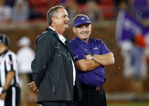 New Look Same Foe Gary Patterson TCU Embrace The Challenge Of A Revamped SMU Team On The Rise