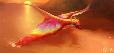 Rainbow Dragon By Deltabb On Deviantart