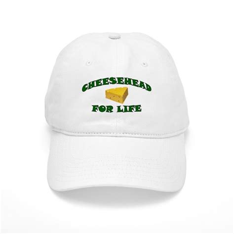 Cheesehead For Life Cap By Hotbuttongraffix Cafepress