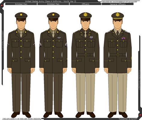 Wwii Us Army Class A Uniform By Tounushifan Marine Corps Dress