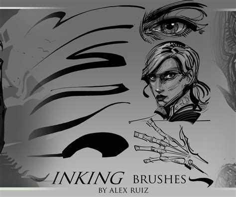 Artstation Digital Inking Brushes Brushes