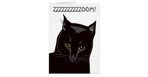 Black Cat Gotcha Day Card Zazzle