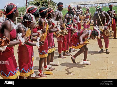Mandinka Tribal Dancers The Gambia West Africa Stock Photo Royalty