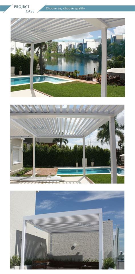 Maybe you would like to learn more about one of these? Motorized Louver Pergola Waterproof Roof Cover - Buy ...