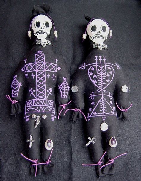 Original Handsewn And Handpainted Voodoo Doll Baron Samedi He Is The