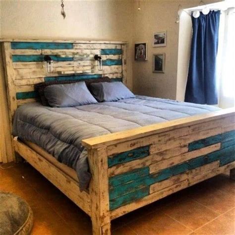 100 Diy Recycled Pallet Bed Frame Designs Page 5 Of 6 Easy Pallet Ideas