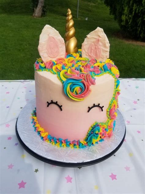 Unicorn Birthday Cake Unicorn Birthday Cake Little Girl Birthday