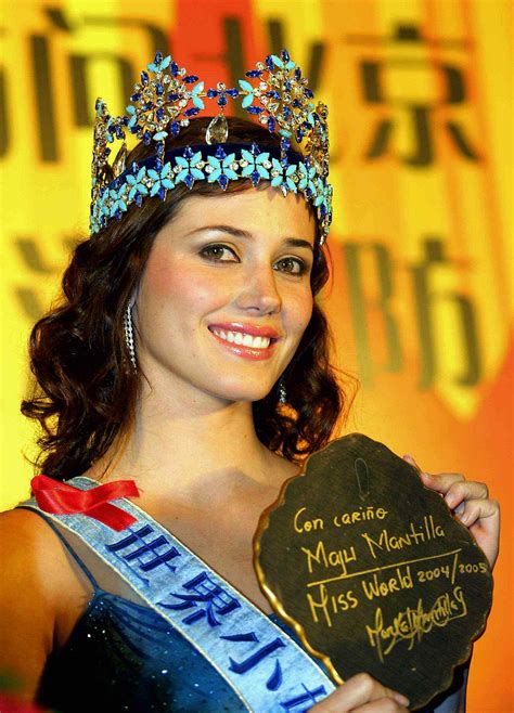 Maria Julia Mantilla Garcia Aka Maju Mantilla Miss World 2004