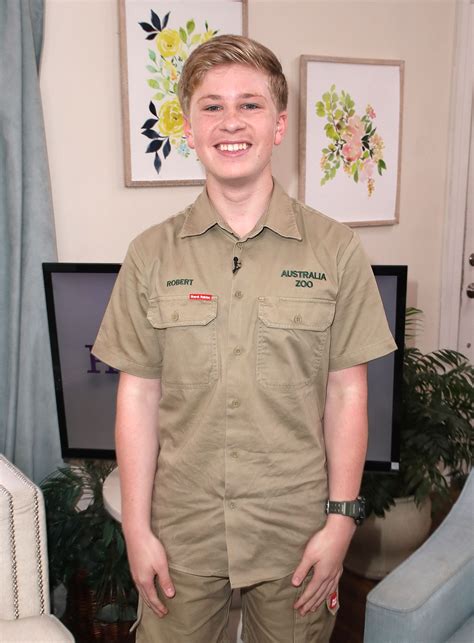 Robert Irwin Looks So Grown Up Wearing A Colorful Shirt In These Latest